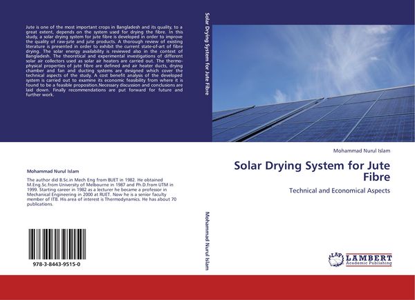 Produktbild: Solar Drying System for Jute Fibre