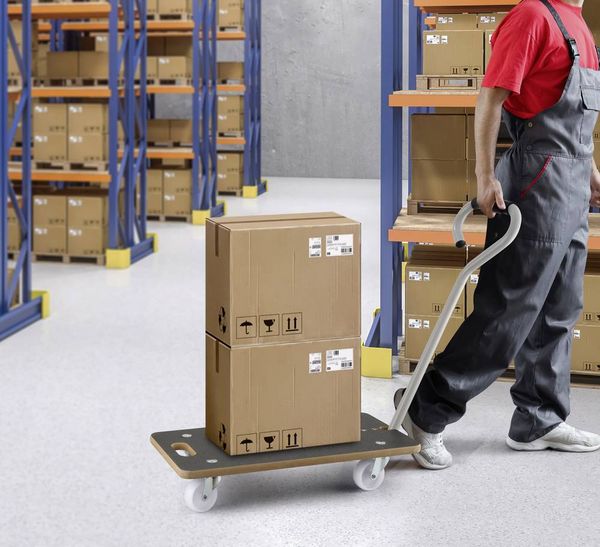 Produktbild: TOOLCRAFT TO-9972441 Transportroller Spanplatte Traglast (max.): 250kg Anzahl Lenkrollen 4