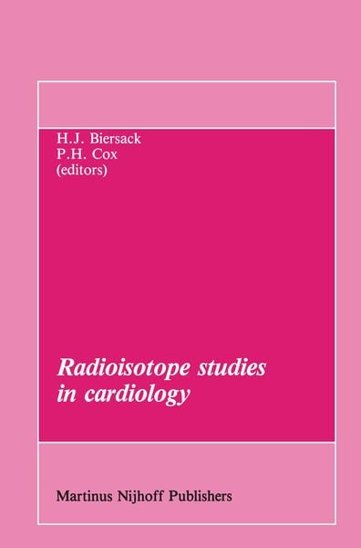 Produktbild: Radioisotope studies in cardiology