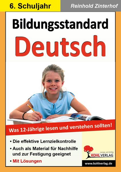 Produktbild: Bildungsstandard Deutsch