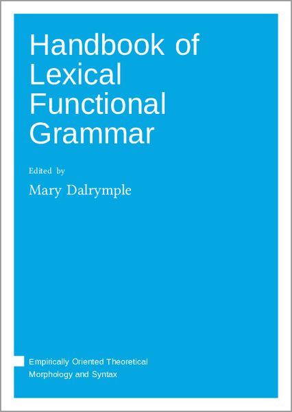 Produktbild: The Handbook of Lexical Functional Grammar