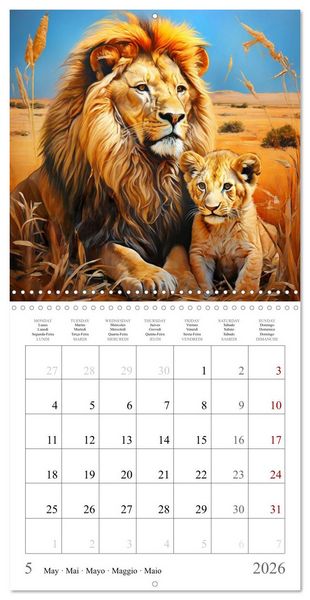 Produktbild: Baby Animals - In Their Natural Habitat (Wall Calendar 2026 12 &times; 12 Inch) CALVENDO 12 Month Wall Calendar