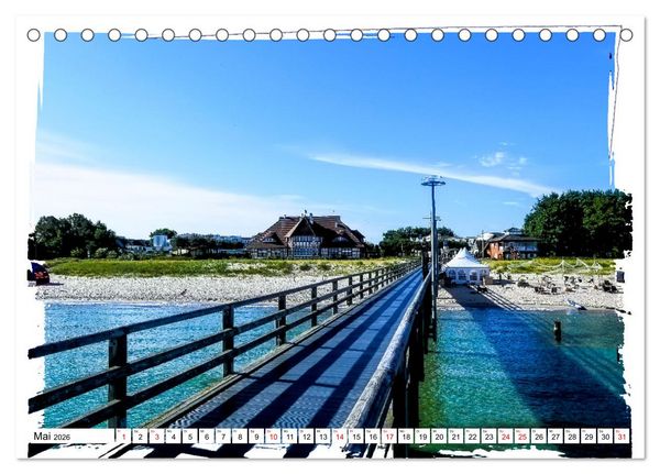 Produktbild: Zingst Sehnsucht nach Meer (Tischkalender 2026 DIN A5 quer), CALVENDO Monatskalender