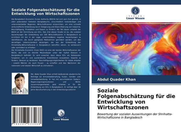 Soziale Folgenabschätzung für die Entwicklung von Wirtschaftszonen, Taschenbuch von Abdul Quader Khan, Verlag Unser Wissen, 9786203933468