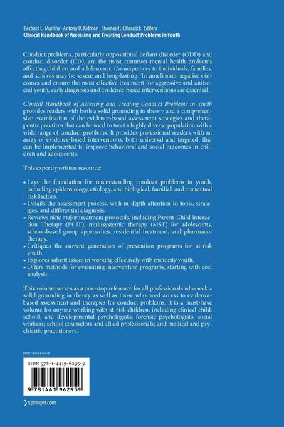 Produktbild: Clinical Handbook of Assessing and Treating Conduct Problems in Youth