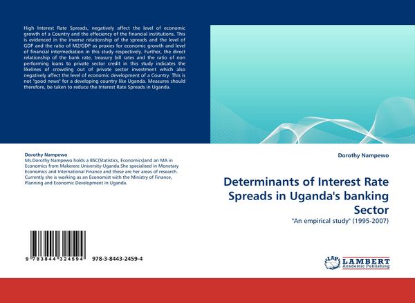 Produktbild: Determinants of Interest Rate Spreads in Uganda''s banking Sector