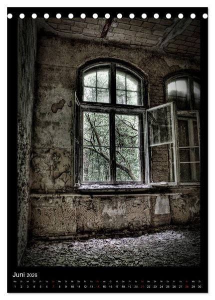 Produktbild: Lost Places Vergessene Orte (Tischkalender 2026 DIN A5 hoch), CALVENDO Monatskalender