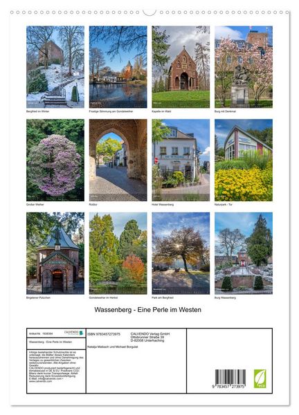 Produktbild: Wassenberg - Eine Perle im Westen (hochwertiger Premium Wandkalender 2026 DIN A2 hoch), Kunstdruck in Hochglanz