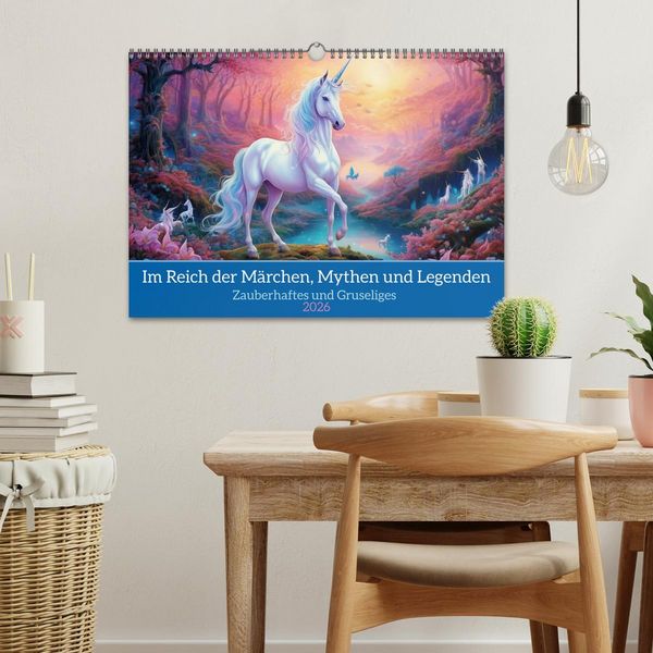 Produktbild: Im Reich der M&auml;rchen, Mythen und Legenden (Wandkalender 2026 DIN A3 quer), CALVENDO Monatskalender
