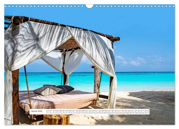 Produktbild: Sansibar - Sonne, Sand, Meer (Wandkalender 2026 DIN A3 quer), CALVENDO Monatskalender
