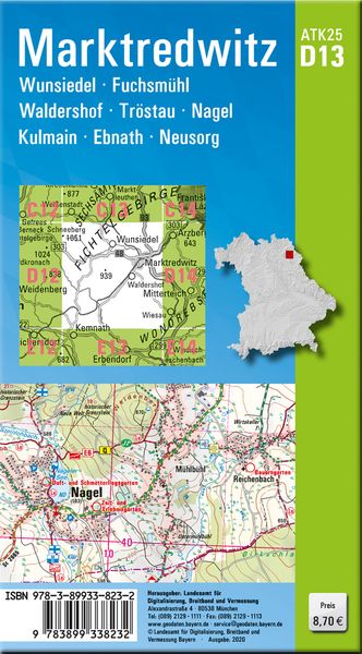 Produktbild: Marktredwitz 1 : 25 000