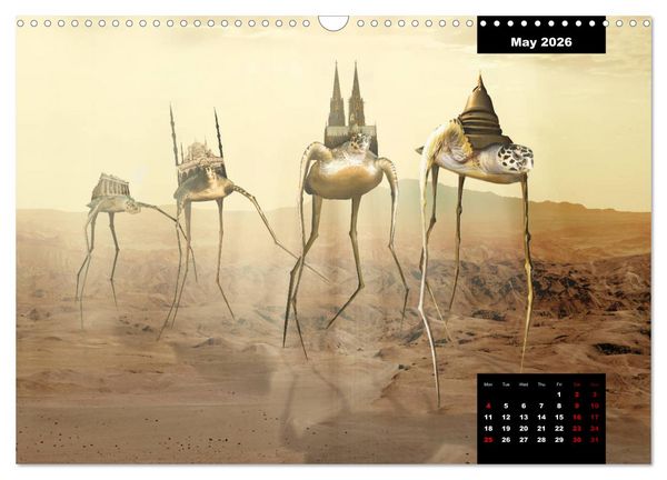 Produktbild: Dray's Re-Masters (Wall Calendar 2026 DIN A3 landscape), CALVENDO 12 Month Wall Calendar