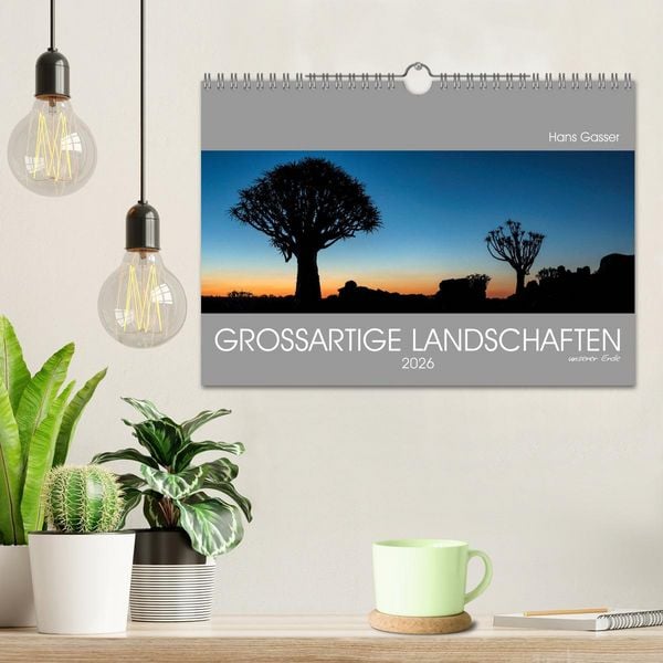 Produktbild: GROSSARTIGE LANDSCHAFTEN unserer Erde 2026 (Wandkalender 2026 DIN A4 quer), CALVENDO Monatskalender