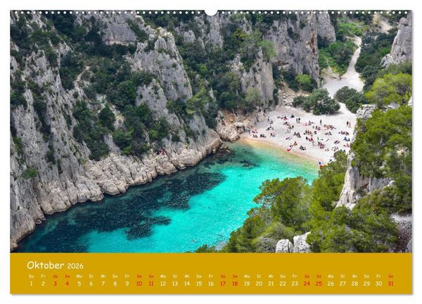Produktbild: Quer durch S&uuml;dfrankreich (hochwertiger Premium Wandkalender 2026 DIN A2 quer), Kunstdruck in Hochglanz