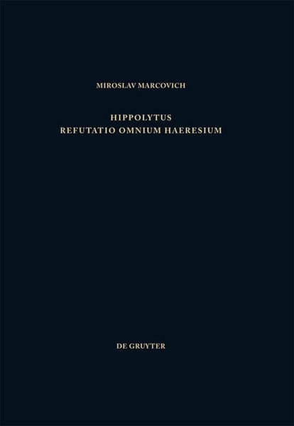 Produktbild: Refutatio omnium haeresium