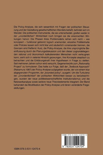 Produktbild: Policy-Analyse