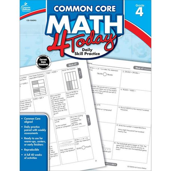 Produktbild: Common Core Math 4 Today