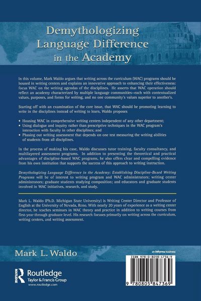 Produktbild: Demythologizing Language Difference in the Academy