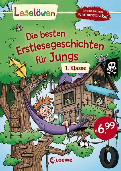 Produktbild: Lesel&ouml;wen - Die besten Erstlesegeschichten f&uuml;r Jungs 1. Klasse