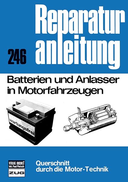 Produktbild: Batterien und Anlasser in Motorfahrzeugen