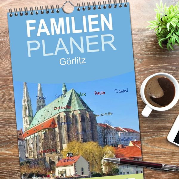 Produktbild: Familienplaner 2026 - G&ouml;rlitz - Die Perle Niederschlesiens mit 5 Spalten (Wandkalender, 21 x 45 cm) CALVENDO