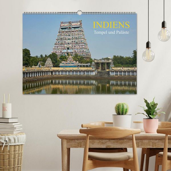 Produktbild: Indiens Tempel und Pal&auml;ste (Wandkalender 2026 DIN A2 quer), CALVENDO Monatskalender