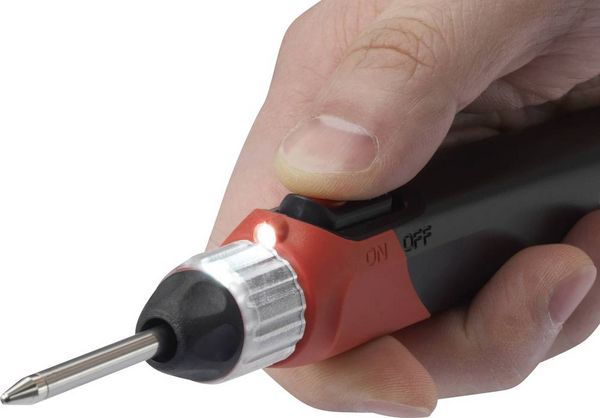 Produktbild: TOOLCRAFT LWK-123 L&ouml;tkolben 100 - 600&deg;C Akkubetrieben