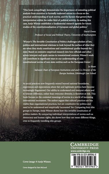 Produktbild: The Invisible Constitution of Politics