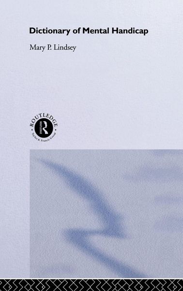 Produktbild: Dictionary of Mental Handicap