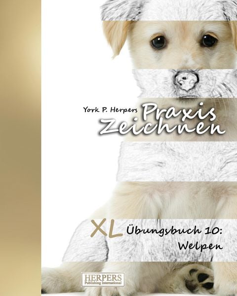 Produktbild: Praxis Zeichnen - XL &Uuml;bungsbuch 10: Welpen