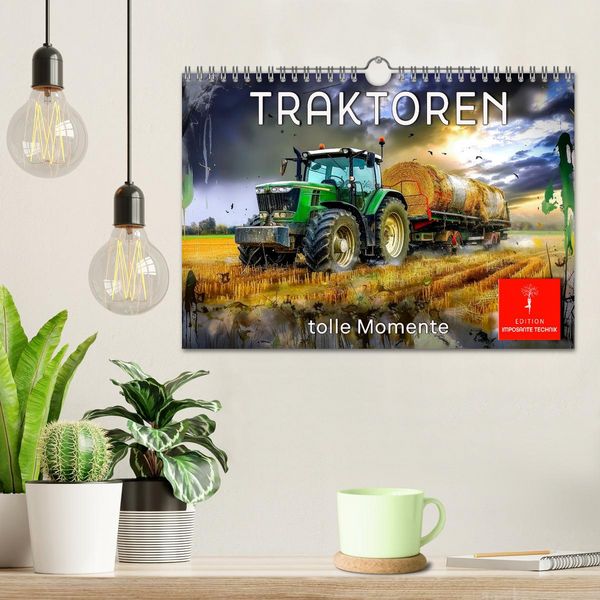 Produktbild: Traktoren - tolle Momente (Wandkalender 2026 DIN A4 quer), CALVENDO Monatskalender