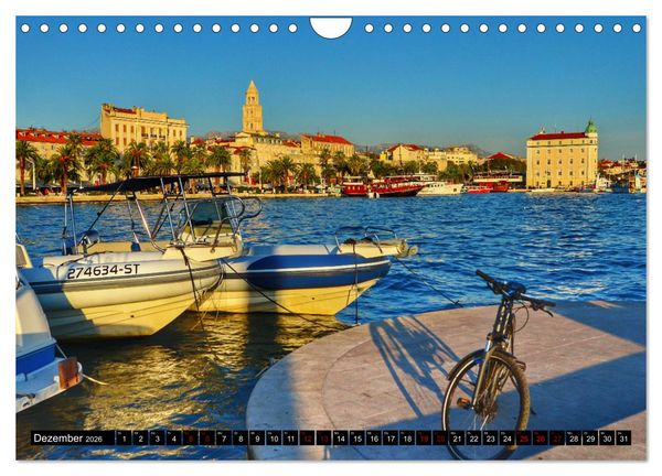 Produktbild: DALMATIEN - KROATISCHE K&Uuml;STE - Split mit Umgebung (Wandkalender 2026 DIN A4 quer), CALVENDO Monatskalender