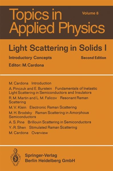 Produktbild: Light Scattering in Solids I