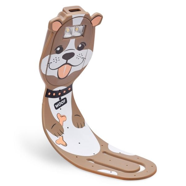 Produktbild: Flexilight Pals RC (Hund) - wiederaufladbares Leselicht - 2 in 1 Leselampe & Lesezeichen - LED Leselicht - Geschenk für Leser, Buchliebhaber - Deutsch