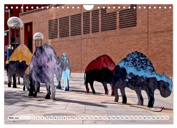 Produktbild: Denver Stadtansichten (Wandkalender 2026 DIN A4 quer), CALVENDO Monatskalender
