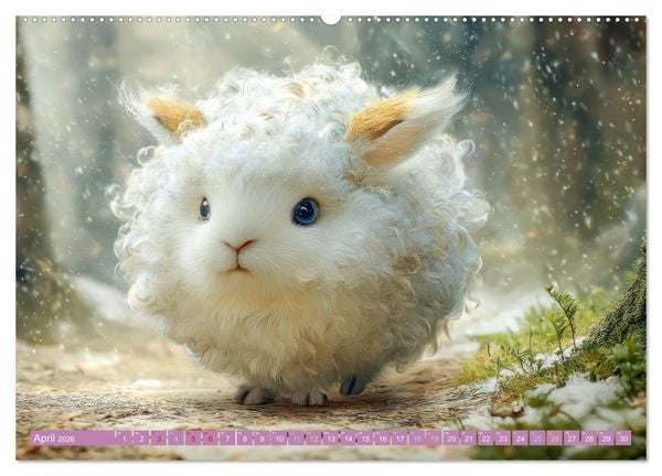 Produktbild: Humorvolle tierische Sch&ouml;pfungen - Hybridtiere (Wandkalender 2026 DIN A2 quer), CALVENDO Monatskalender