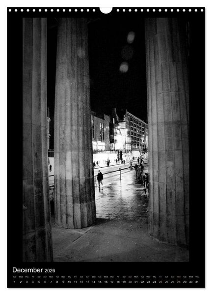 Produktbild: EDINBURGH NOIR (Wall Calendar 2026 DIN A3 portrait), CALVENDO 12 Month Wall Calendar