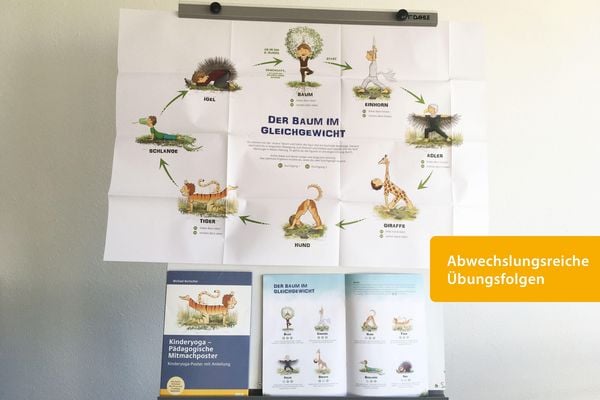Produktbild: Kinderyoga &ndash; P&auml;dagogische Mitmachposter