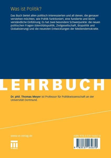 Produktbild: Was ist Politik?