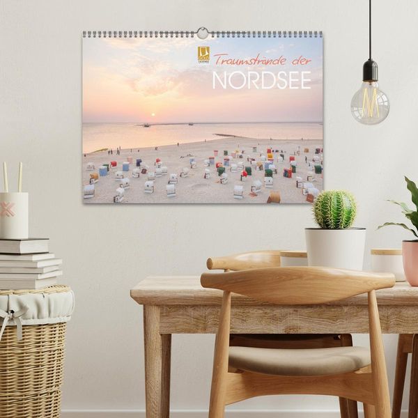 Produktbild: Traumstr&auml;nde der Nordsee (Wandkalender 2026 DIN A3 quer), CALVENDO Monatskalender