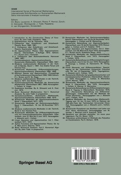 Produktbild: Moderne Methoden der Numerischen Mathematik