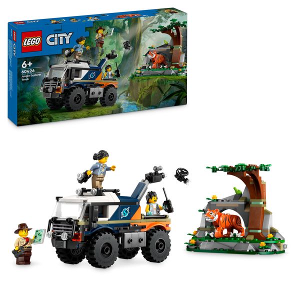 LEGO City Dschungelforscher-Truck, LKW-Spielzeug für Kinder 60426