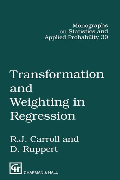 Produktbild: Transformation and Weighting in Regression