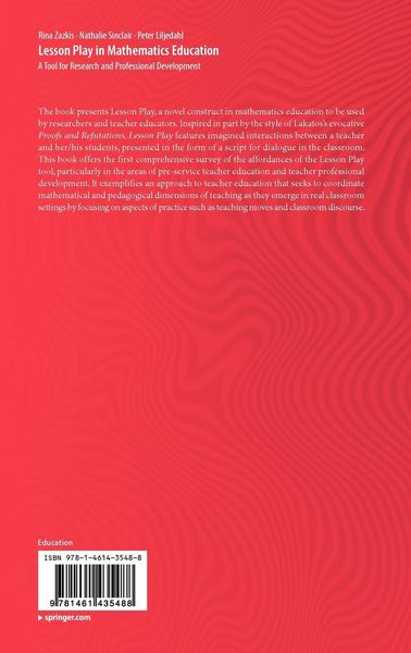 Produktbild: Lesson Play in Mathematics Education: