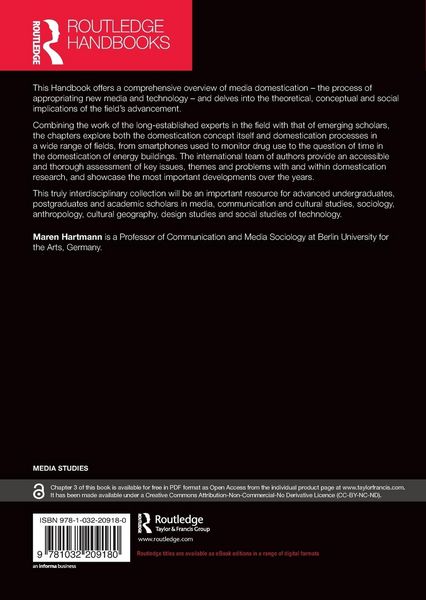 Produktbild: The Routledge Handbook of Media and Technology Domestication