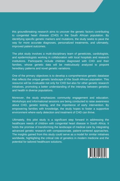 Produktbild: Unmasking the Genetic Code: A Pilot Study on Copy Number Variants and Congenital Heart Disease in South Africa