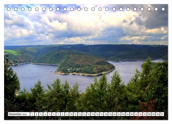 Produktbild: Sehenswertes in der Eifel - Am Rursee unterwegs (Tischkalender 2026 DIN A5 quer), CALVENDO Monatskalender