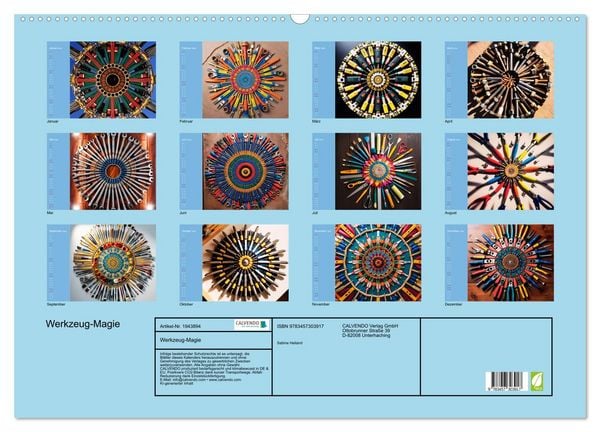 Produktbild: Werkzeug-Magie (Wandkalender 2026 DIN A2 quer), CALVENDO Monatskalender