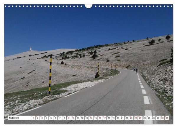 Produktbild: Mit dem Rennrad zum Mont Ventoux (Wandkalender 2026 DIN A3 quer), CALVENDO Monatskalender