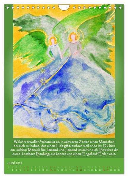 Produktbild: Schimmernde Boten (Wandkalender 2027 DIN A4 hoch), CALVENDO Monatskalender